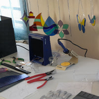 Atelier découverte vitrail Tiffany Rhône