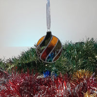 Boule orange & verte