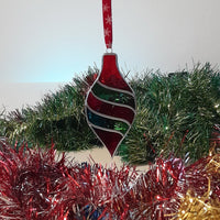 Boule pointue rouge & verte