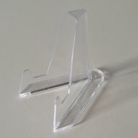 Chevalet transparent pour présentation vitrail