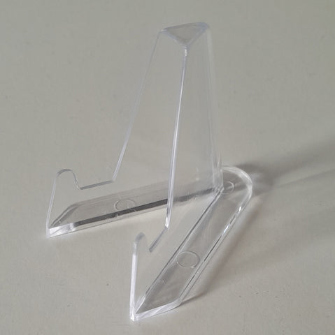 Chevalet transparent pour présentation vitrail