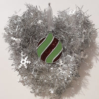 Boule orange & verte