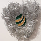 Boule verte & dorée