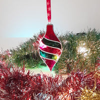 Boule noel artisanale en verre