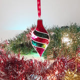 Boule noel artisanale en verre