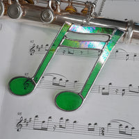Vitrail artisanal cadeau original pour musicien