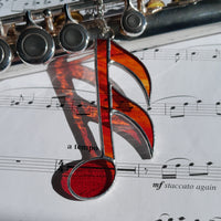Vitrail musique artisanal unique