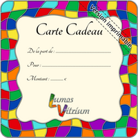 Carte-cadeau valable sur toute le site pendant 12 mois
