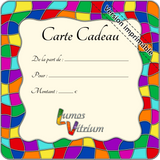 Carte-cadeau valable sur toute le site pendant 12 mois