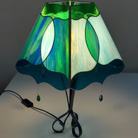 Lampe bureau Vitrail Style Art Déco