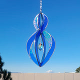 Vitrail 3D original iridescent fait main