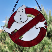 Vitrail artisanal Ghostbusters unique