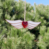 Vitrail fait main unique cadeau de saint Valentin
