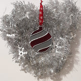 Boule rouge & dorée