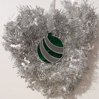 Boule verte & dorée