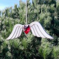 Vitrail coeur fait main cadeau saint valentin