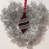 Boule pointue rouge & verte