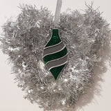 Boule pointue verte & dorée