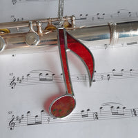 vitrail Tiffany moderne fait main music