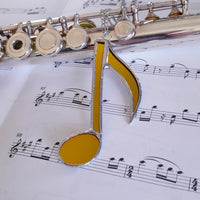 Vitrail croche en miroir d'or fait-main